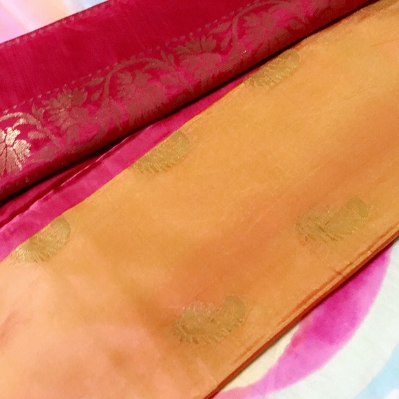 Beautiful classic Bengali Saree NEW - Picture 4 of 6